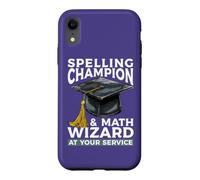 Champion d'orthographe et Assistant mathématique chez Votre Professeur de Service Coque pour iPhone XR