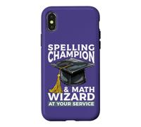 Champion d'orthographe et Assistant mathématique chez Votre Professeur de Service Coque pour iPhone X/XS