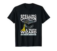 Champion d'orthographe et Assistant mathématique chez Votre Professeur de Service T-Shirt