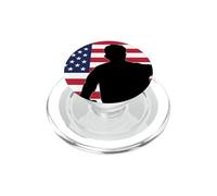 Champion du Monde des États-Unis 26 Champion de l'équipe américaine Vainqueur du Drapeau PopSockets PopGrip pour MagSafe