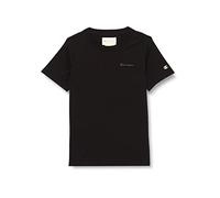 Champion Eco Future Light Jersey Regular S/S T-Shirt, Noir, 3-4 Ans Fille