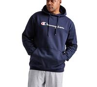 Champion Capuche en Polaire Powerblend Graphique Maillot de survêtement, Bleu Marine, XL Homme