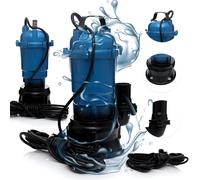 Champion Germany Pompe submersible pour eaux usées 20,000 L/h ,3750w, hauteur de refoulement max. 28m-cp5501