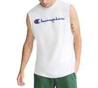 Champion Graphic Jersey Muscle Chemise, Blanc, M Homme