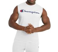Champion Graphic Jersey Muscle Chemise, Blanc, XL Homme