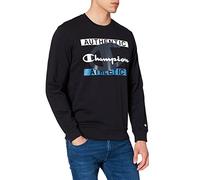Champion Graphic Shop Authentic Crewneck Sweater, Noir, M Homme