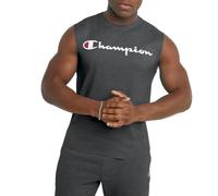 Champion Graphique Jersey Muscle Chemise, Granite Heather Script, Taille L Homme