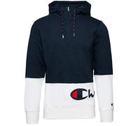 Champion Half Zip Hooded Sweatshirt Sweater, Rouge, M Homme