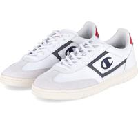 Champion Homme Chaussures à lacets/ Baskets CL78 SL Blanc Cuir lisse Taille : 45
