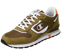 Champion Homme Run 85 Baskets, Verde Bianco Arancione Gs521, 41 EU