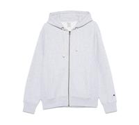 Champion, Homme, Sweatshirts et sweats à capuche, Gris, Taille: S Sweat à Capuche Gris avec Fermeture Éclair