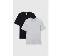 Champion Legacy-Icons 2 Pack Crewneck T-Shirt, Gris (Em021), S (Lot de 2) Homme