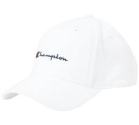 Champion Icons Accessories-805973 Woven Cotton Twill Script Logo Casquette de Baseball, Blanc, Taille Unique Mixte