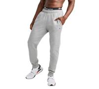 Champion Jogging en Polaire, Pantalon de Sport en Coton pour Homme, 78,7 à 91,4 cm Taille Grande survêtement, Logo Oxford Gris C Patch, L (Haut)