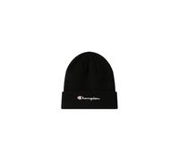 Champion Junior Caps (806070) -Recycled Acrylic Knitted Yarn Embroidered Script Logo Bonnet, Noir (KK001), Taille Unique Mixte Enfant