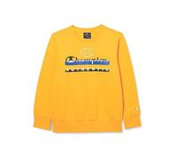 Champion Kinder und Jugendliche Legacy Graphic Shop B Ultralight Powerblend Fleece Crewneck Sweatshirt, Oro, 15-16 Jahre EU