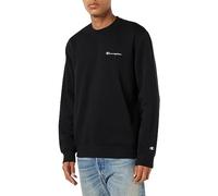 Champion Legacy American Classics Script Logo Powerblend Fleece Crewneck Sweat, Nero, M Homme