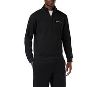 Champion Legacy American Classics Script Logo Powerblend Fleece Half Zip Sweat, Nero, L Homme