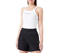 Champion Legacy American Classics Soft Cotton 1x1 Rib Slim Tricot, Blanc, Large Femme