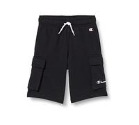 Champion Legacy American Classics Ultra Light Powerblend Terry Cargo Bermuda Shorts, Noir, 3-4 Ans Enfants et Adolescents