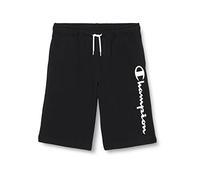 Champion Legacy American Classics Ultra Light Powerblend Terry Logo Bermuda Shorts, Noir, 5-6 Ans Enfants et Adolescents
