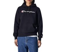 Champion Legacy American Classics W Light Powerblend Fleece Sweatshirt à Capuche, Noir, XL Femme
