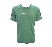 Champion Legacy American Tape Small Logo S/S T-Shirt, Vert Patine, Hommes
