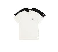 Champion Legacy Basics B-S-s 2-Pack Crewneck T-Shirt, Blanc/Noir, 13-14 Ans (Lot de 2) Garçon