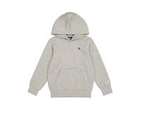 Champion Legacy Basics B-Ultralight Powerblend Polaire à Capuche Enfants et Adolescents, Gris chiné Clair, 7-8 Ans