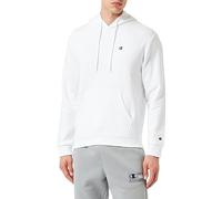 Champion Legacy Basics-Powerblend Fleece Sweatshirt à Capuche, Blanc, M Homme