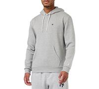 Champion Legacy Basics-Powerblend Fleece Sweatshirt à Capuche, Gris Chiné Clair, M Homme