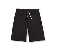 Champion Legacy Basics Pro Jersey Bermuda Shorts, Noir, 9-10 Ans Enfants et Adolescents