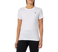 Champion Legacy Basics W-Light Cotton Jersey S-s Regular Crewneck T-Shirt pour Femme, Blanc, XX-Large