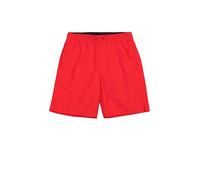 Champion Legacy Boy-Beachshorts Large Logo Short de Plage, Rouge (Rs069), 9-10 Ans Garçon