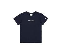 Champion Legacy Boy - Graphic Crewneck T-Shirt with Large Logo, T-Shirt Garçon, Blue (BS501),