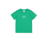 Champion Legacy Boy - Graphic Crewneck T-Shirt with Large Logo, T-Shirt Garçon, Green (GS130),