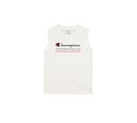 Champion Legacy Boy - Graphic Sleeveless Crewneck T-Shirt with Large Logo, Débardeur Garçon, White (WW001),