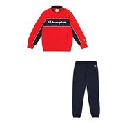 Champion Legacy Boy-Icons Full Zip Hooded Sweatsuit Survêtement, Red (RS069), 11-12 Ans Garçon