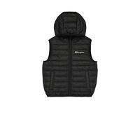 Champion Legacy Boy-Outdoor Light Hooded Vest Débardeur, Black (KK001), 9-10 Ans Garçon