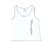 Champion Legacy C-Color-Vertical Logo Boxy Tricot, Blanc, 13-14 Ans Fille