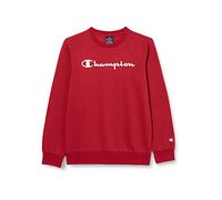 Champion Legacy- Classic Logo Crewneck Sweat à capuche Garçon Rouge carmin-(Rouge) 9-10 ans