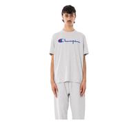 Champion - Legacy Classic Logo Tee - Homme - Tops - Gris - Taille: L