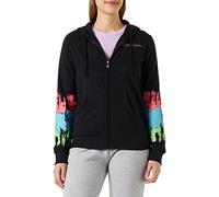 Champion Legacy Color Ground Powerblend Small Logo Full Zip Sweatshirt à Capuche, Noir, M Femme
