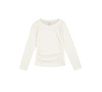 Champion Legacy Emotional Dance G (405021) - T-shirt à manches longues en coton doux côtelé 1x1 (190gr) LS Crewneck, Marshmallow (STR), 11-12 ans (L) Fille FW24