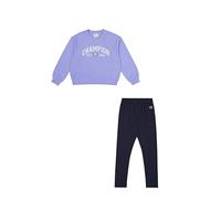 Champion Legacy Girl-Crewneck Sweatsuit Survêtement, Purple (VS097), 5 Ans Fille