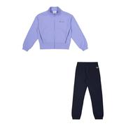 Champion Legacy Girl-Full Zip Sweatsuit Elastic Cuff Survêtement, Purple (VS097), 3-4 Ans Fille