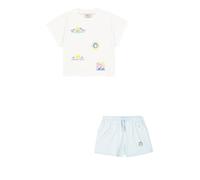Champion Ensemble de T-shirts Legacy Girl-Graphic Oversize Blanc (WW001) 7 ans Fille