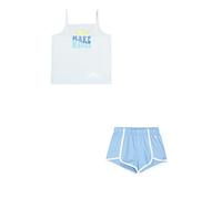 Champion Legacy Girl-Graphic Tank Top Set Ensemble, Blue (BS187), 3-4 Ans Fille