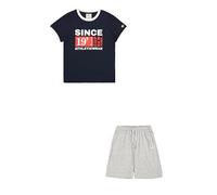 Champion Legacy Graphic Ensemble col rond pour garçon avec grand imprimé, Bleu (BS501), 13-14 ans