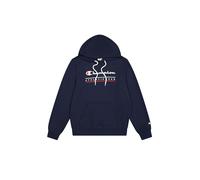 Champion Legacy-Graphic Hoodie Sweatshirt à Capuche, Bleu (Bs501), L Homme